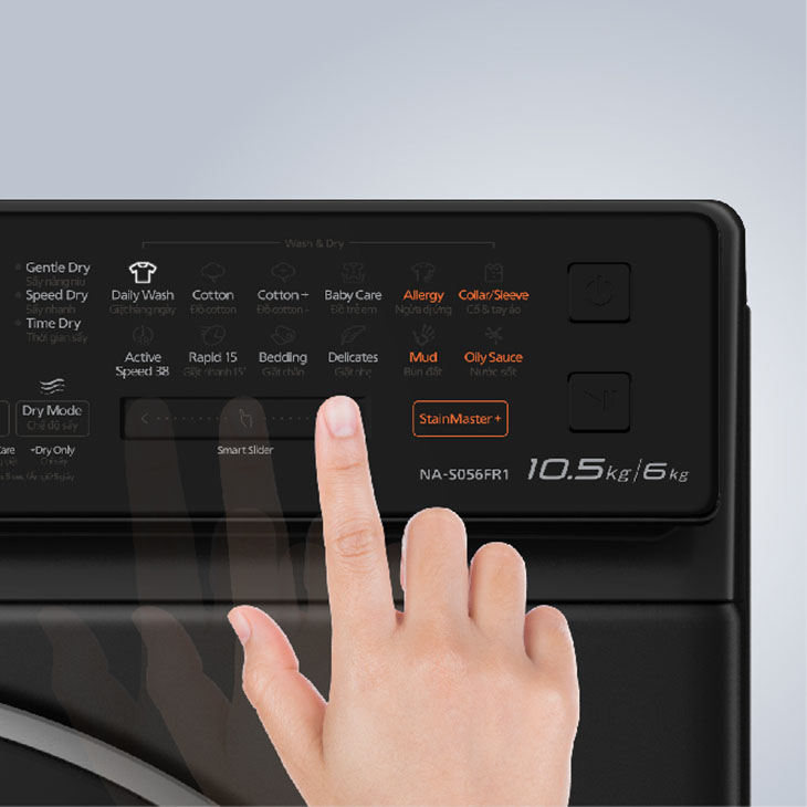 Review MG Sấy mới (sấy 6kg) FR model - Màn hình LED