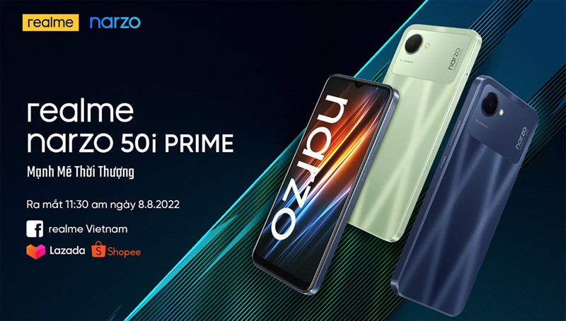Sự kiện ra mắt Realme Narzo 50i Prime Sự kiện ra mắt Realme Narzo 50i Prime