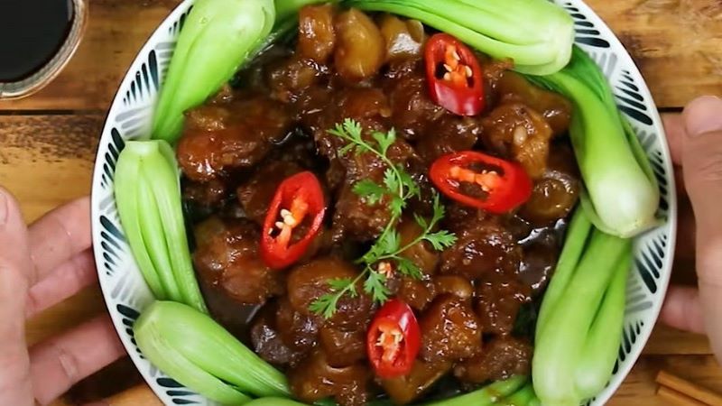 How to make braised beef tendon is rich, chewy, very easy to do