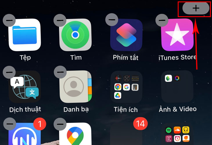 Mở thử viện widget