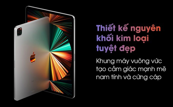 iPad Pro có thiết kế từ kim loại sang trọng và chắc chắn