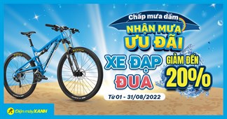 Chấp Mưa Dầm - Nhận Mưa Ưu Đãi Xe đạp đua giảm mạnh đến 20%