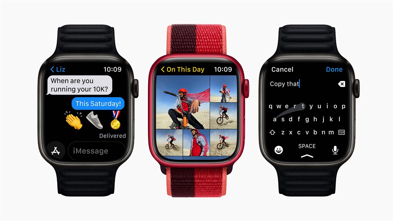 So sánh Apple Watch S6 và S7. Đâu là điểm khác biệt? > Nhiều tiện ích khác nhau được tích hợp