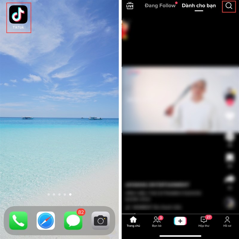 Cách tìm kiếm hàng hoá trên TikTok Shop 