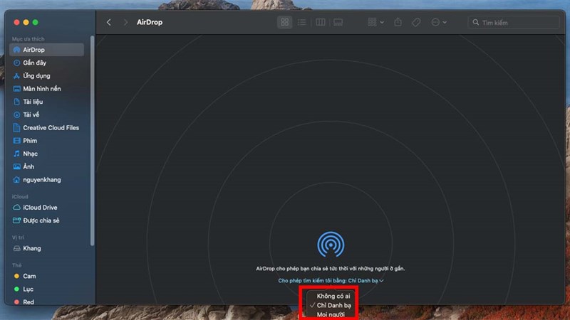 3 cách khắc phục AirDrop không hoạt động trên MacBook