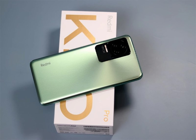 Hình ảnh Redmi K50 phiên bản màu xanh