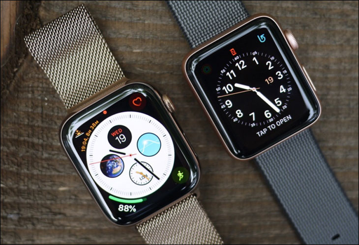 So sánh Apple Watch Series 3 và Series 4. Đâu là Apple Watch giá rẻ đáng mua > Apple Watch Series 3 và 4 có nhiều màu sắc để lựa chọn