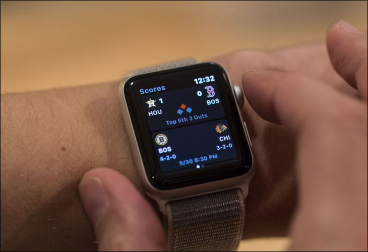 Màn hình của Apple Watch Series 3 hiển thị rõ nét