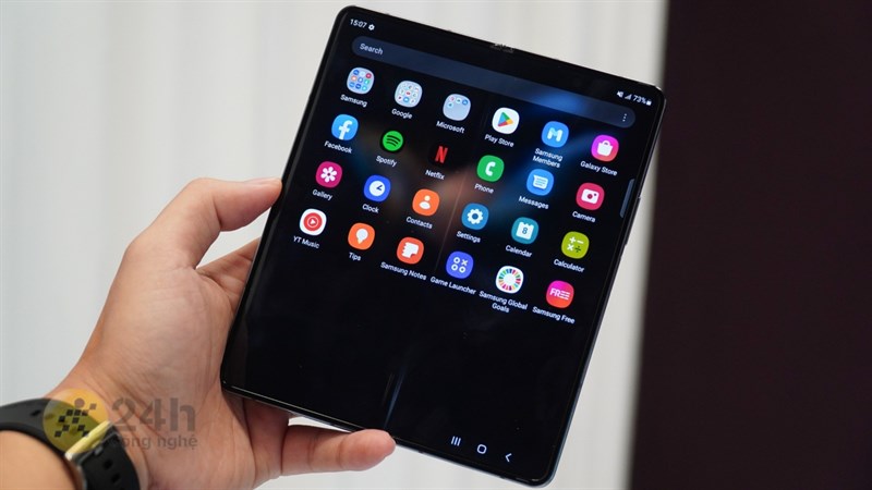 Chất lượng hiển thị của Galaxy Z Fold 4 phải nói là cực kỳ ấn tượng. Chất lượng hiển thị của Galaxy Z Fold 4 phải nói là cực kỳ ấn tượng.