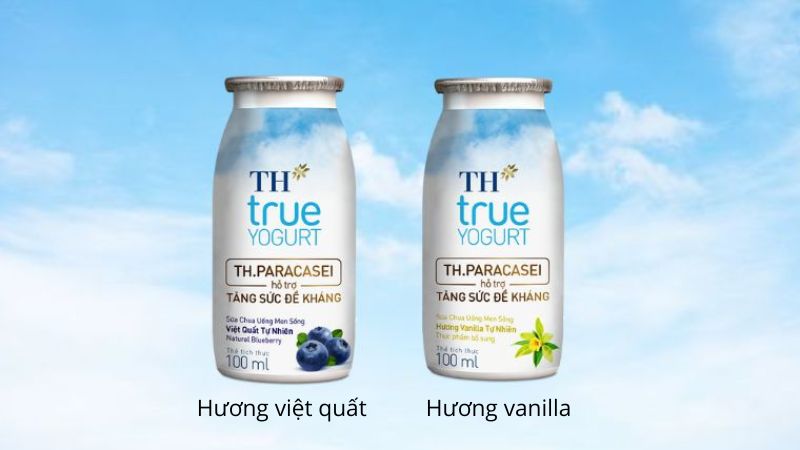 Hương vị sữa men sống TH True Yogurt