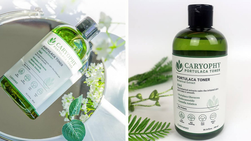 Cảm nhận khi sử dụng toner Caryophy Portulaca