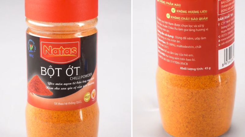 Ớt bột Natas có gì đặc biệt?