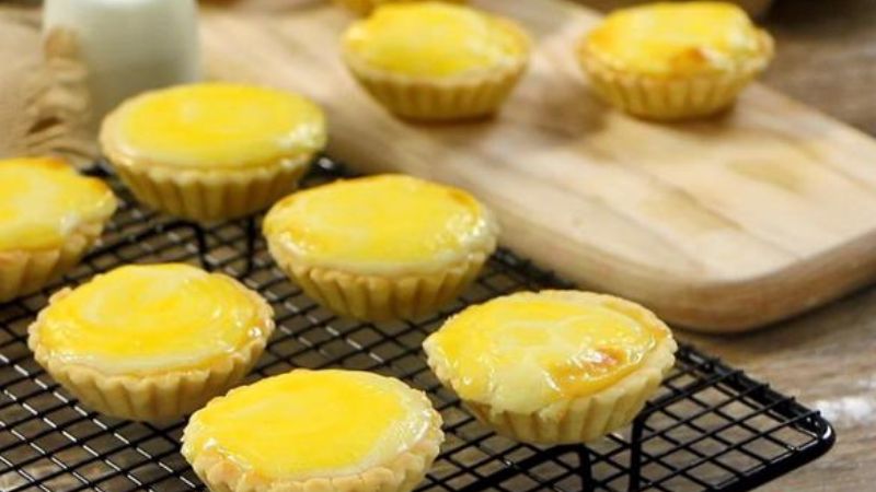 How to make Hokkaido cheese tart soft, smooth, delicious to eat