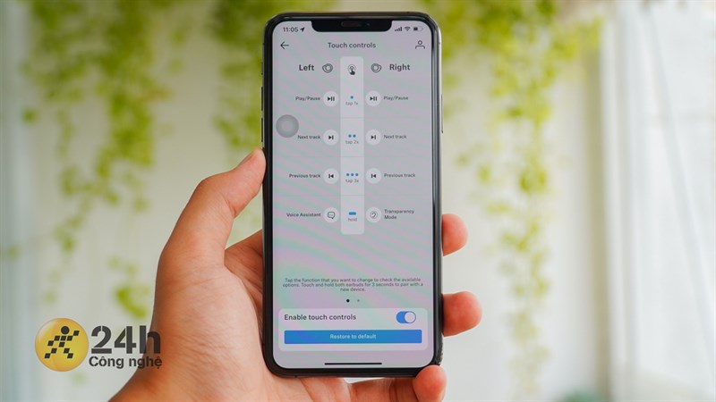 Các thao tác điều khiển với Sennheiser Momentum True Wireless 3