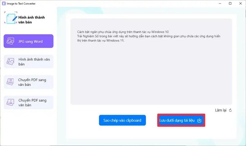 Cách chuyển đổi dạng văn bản trên Windows 11 cực dễ với Image To Text Windows Cách chuyển đổi dạng văn bản trên Windows 11 cực dễ với Image To Text Windows