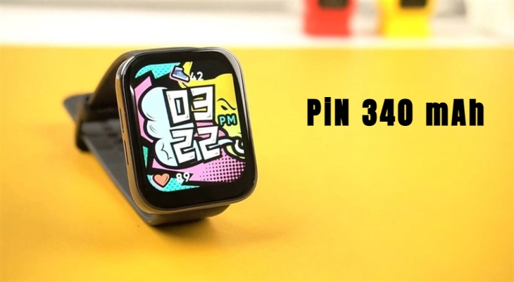 Đánh giá Realme Watch 3: Thiết kế thời thượng, nhiều tính năng mới thú vị, giá chỉ 1 triệu > Viên pin dung lượng lớn