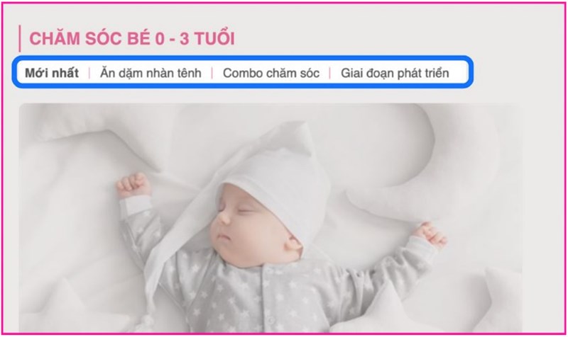 Chăm sóc bé từ 0 đến 3 tuổi Chăm sóc bé từ 0 đến 3 tuổi