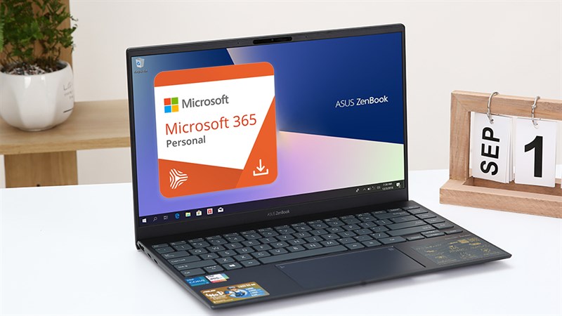 Mua laptop tặng kèm Phiếu mua hàng Microsoft 365 Personal trị giá 990K
