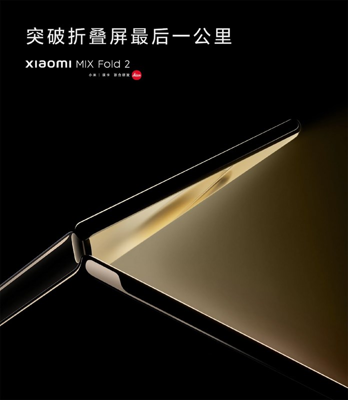 Poster chính thức của Xiaomi MIX Fold