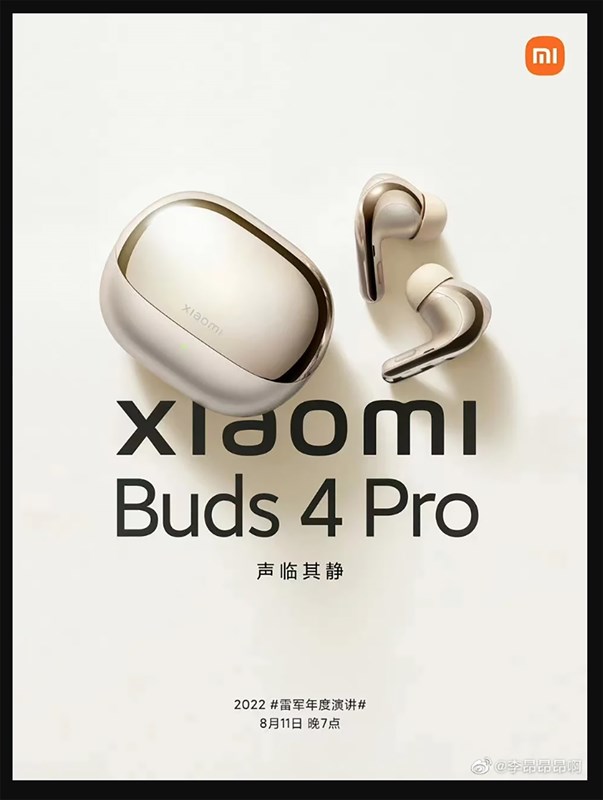 Hình ảnh poster Xiaomi Buds 4 Pro