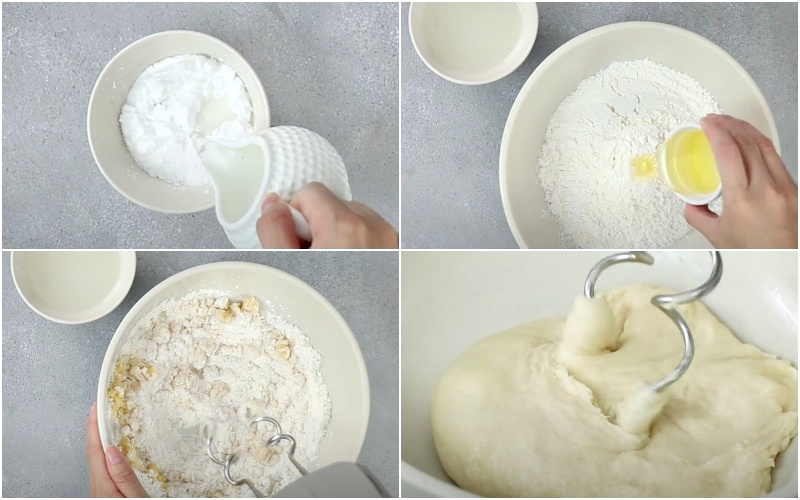 Phần bột nước bánh Trung thu trứng muối