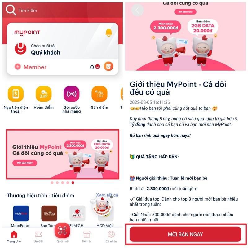 Cách đăng ký tài khoản Mypoint của Mobiphone nhận quà và Data cực hời
