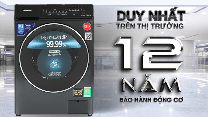 Đánh giá chi tiết máy giặt cửa trước Panasonic dòng FR mới có sấy tiện ích 2kg - Bảo hành động cơ 12 năm