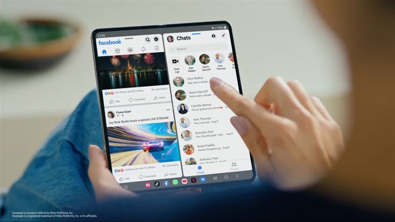Galaxy Z Fold4 có viền màn hình mỏng hơn tiền nhiệm Màn hình là bộ phận quan trọng nhất của bất kỳ chiếc smartphone nào, đặc biệt là đối với những chiếc smartphone có màn hình gập được như Galaxy Z Fold4. Năm nay, Samsung đã thu nhỏ viền màn hình, mang đến trải nghiệm hình ảnh tốt hơn cho người dùng. Dù là màn hình ngoài trời hay trong nhà, tỷ lệ màn hình và viền mỏng sẽ mang đến trải nghiệm người dùng tối ưu.