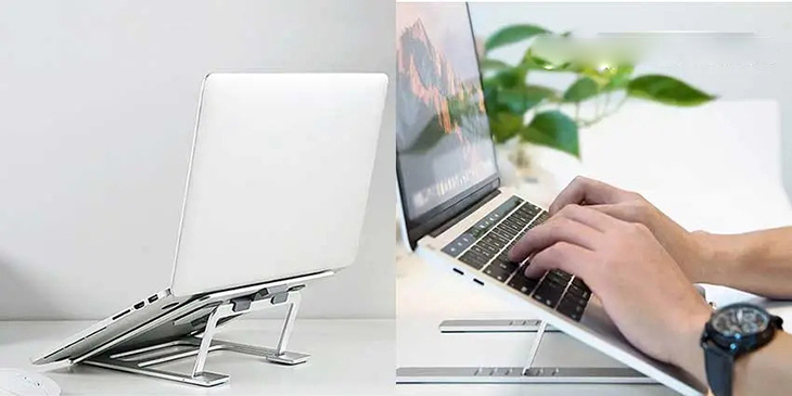 Giá đỡ laptop giúp hạn chế đau cổ