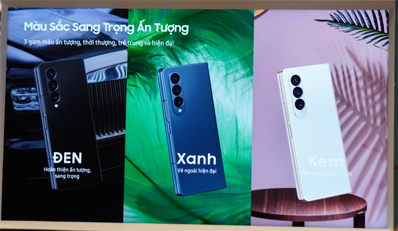 Màu sắc Galaxy Z Fold4