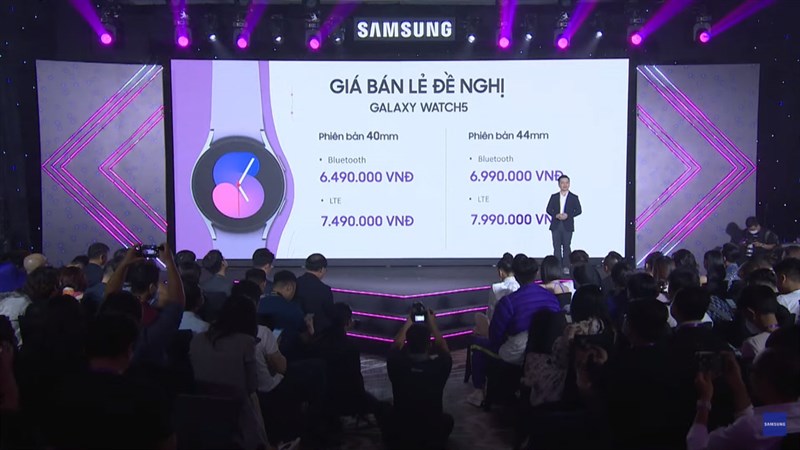 Giá bán của Galaxy Watch5 Series tại thị trường Việt Nam Giá bán của Galaxy Watch5 Series tại thị trường Việt Nam