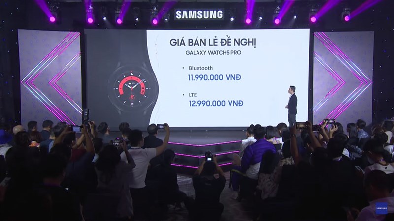 Giá bán của Galaxy Watch5 Series tại thị trường Việt Nam Giá bán của Galaxy Watch5 Series tại thị trường Việt Nam