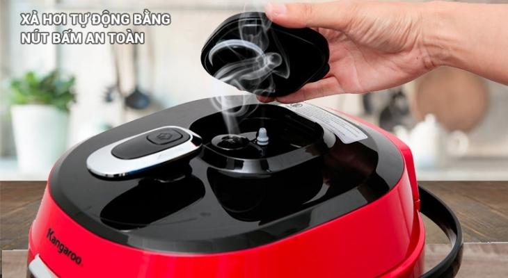 Nồi áp suất điện Kangaroo có van xả an toàn
