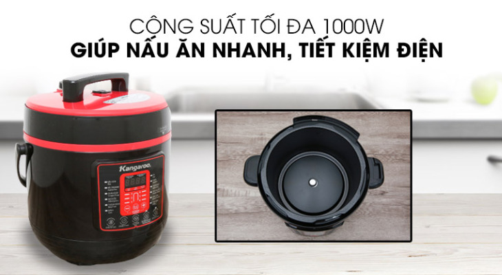Công suất nấu mạnh mẽ