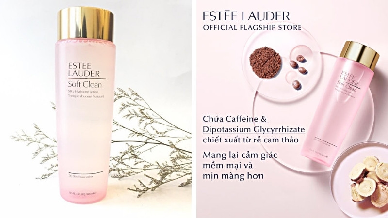 Toner Estee Lauder Soft Clean Silky Hydrating Lotion