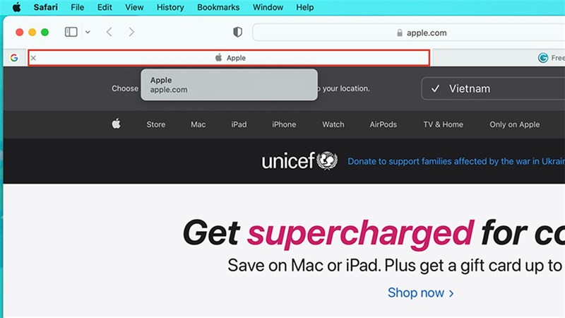 Cách sử dụng tab được ghim trong trình duyệt Safari