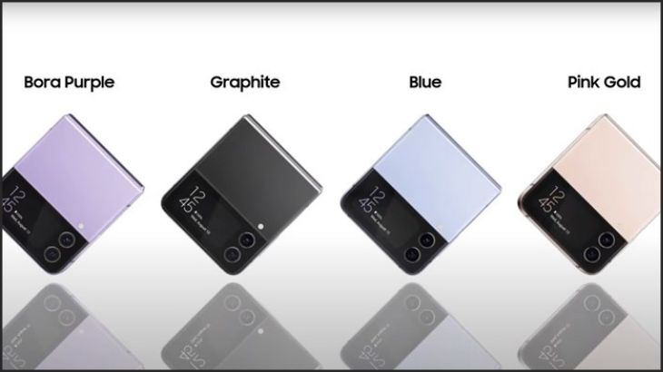 Galaxy Z Flip4 chính thức ra mắt: Thiết kế độc lạ, lựa chọn của tín đồ thích sự gọn gàng > 4 phiên bản màu sắc của Galaxy Z Flip4
