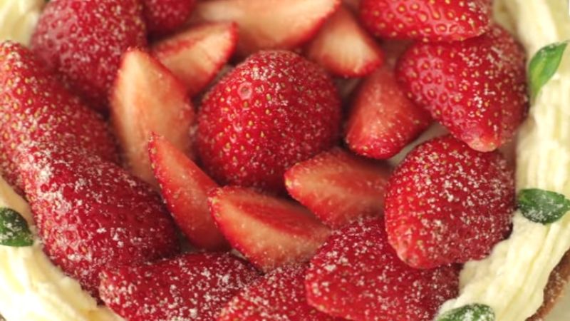 Thành phẩm tart dâu Thành phẩm tart dâu
