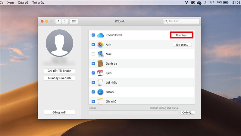 Cách đồng bộ hóa thư mục Desktop & Document với iCloud MacBook