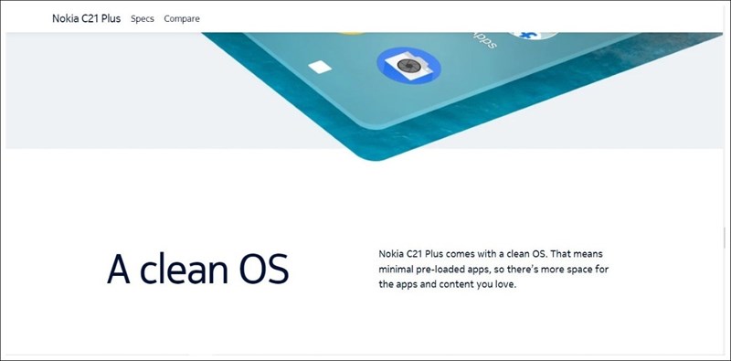 Giới thiệu về Clean OS trên trang chủ Nokia
