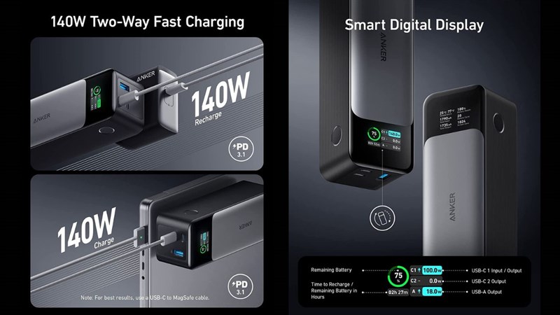 Sạc dự ph&ograve;ng Anker