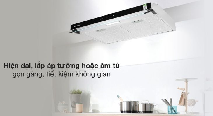 Máy hút mùi áp tường Kangaroo KG70RS có giá 3.579.000