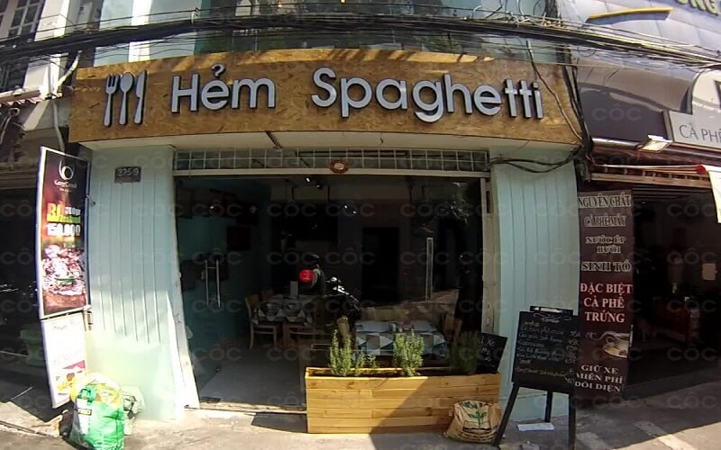 Hẻm Spaghetti chuẩn vị Ý