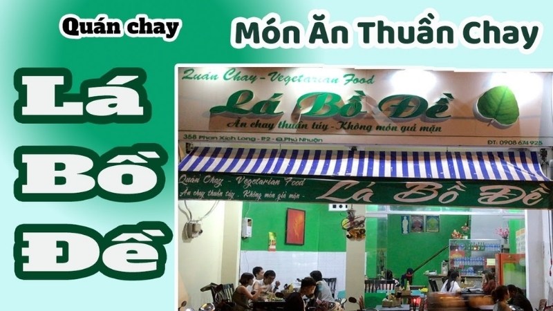 Quán chay Phú Nhuận: Quán chay Vegetarian Food Lá Bồ Đề