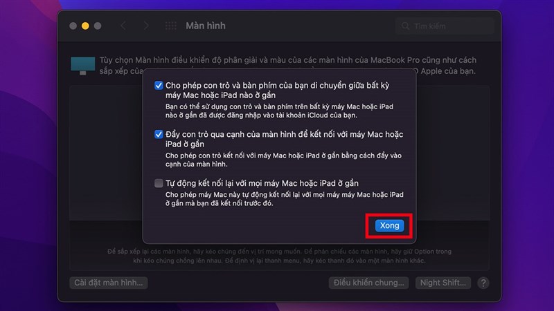 Cách thay đổi tần số quét trên MacBook