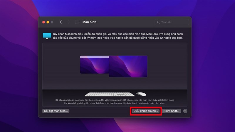 Cách thay đổi tần số quét trên MacBook