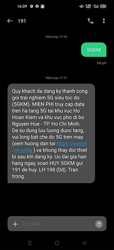 Viettel mở chương trình trải nghiệm 5G miễn phí. Bạn đã biết cách đăng ký chưa?