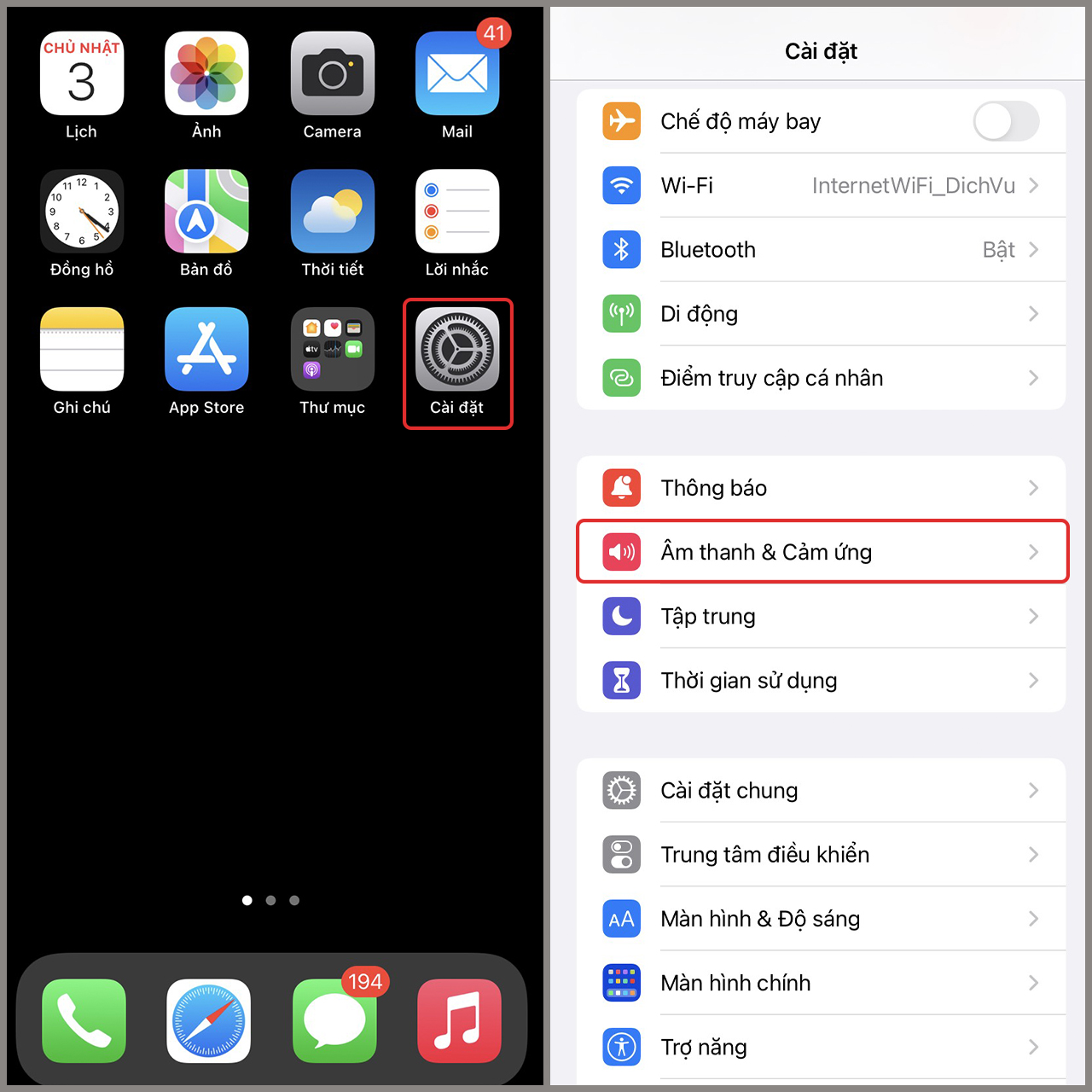 Cách điều chỉnh âm lượng báo thức trên iPhone