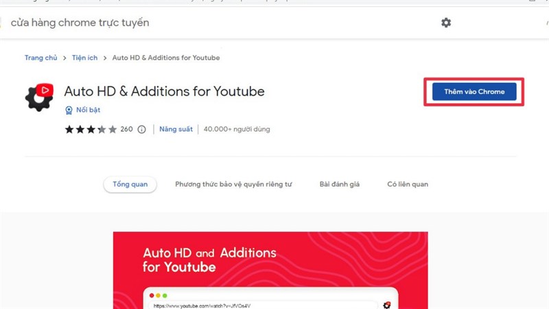 Cách cài mặc định chất lượng video, tạo ảnh GIF trên YouTube với tiện ích này