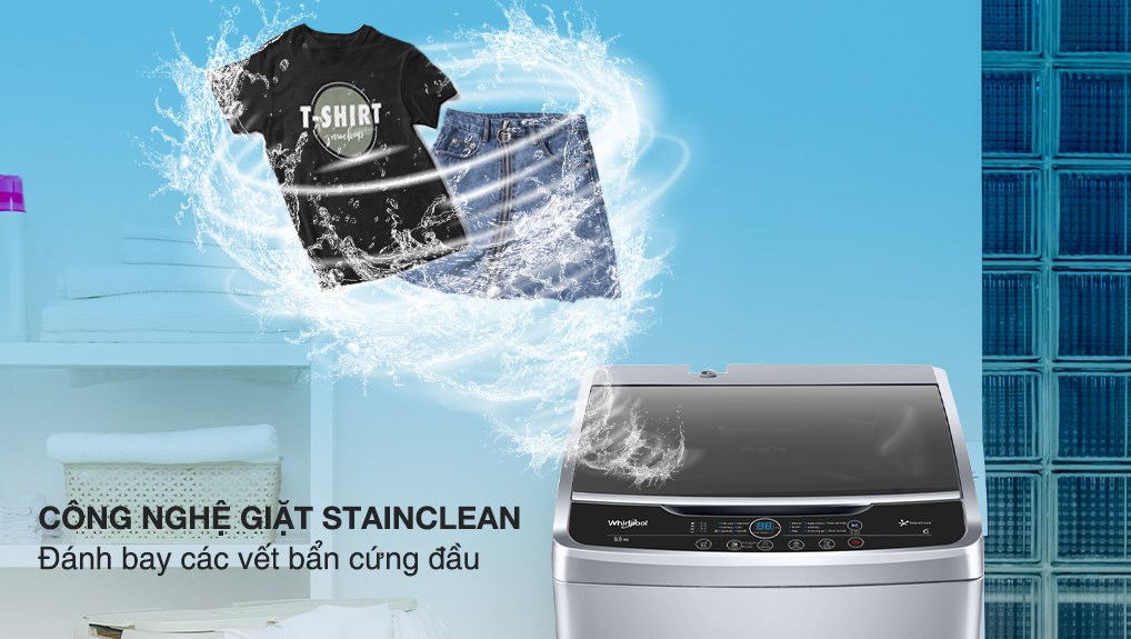 Máy giặt Whirlpool 9.5 kg VWVC9502FS